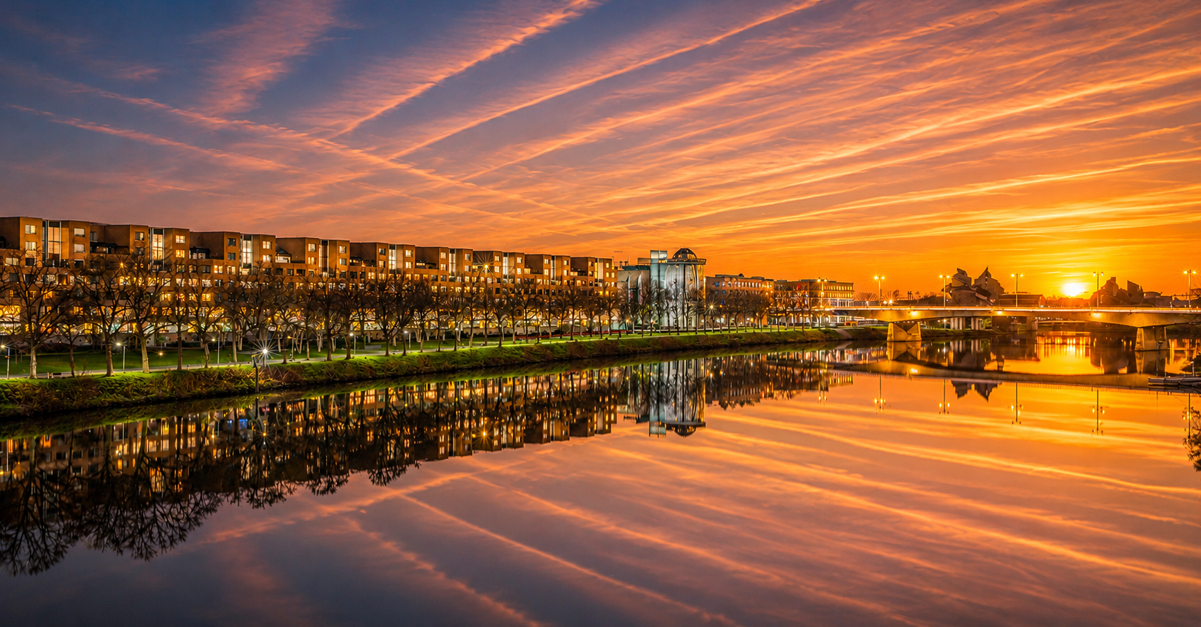 De Maas richting Avenue Ceramiek