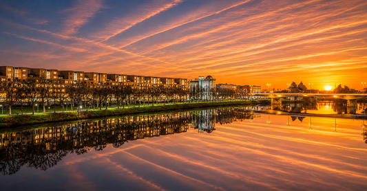 De Maas richting Avenue Ceramiek